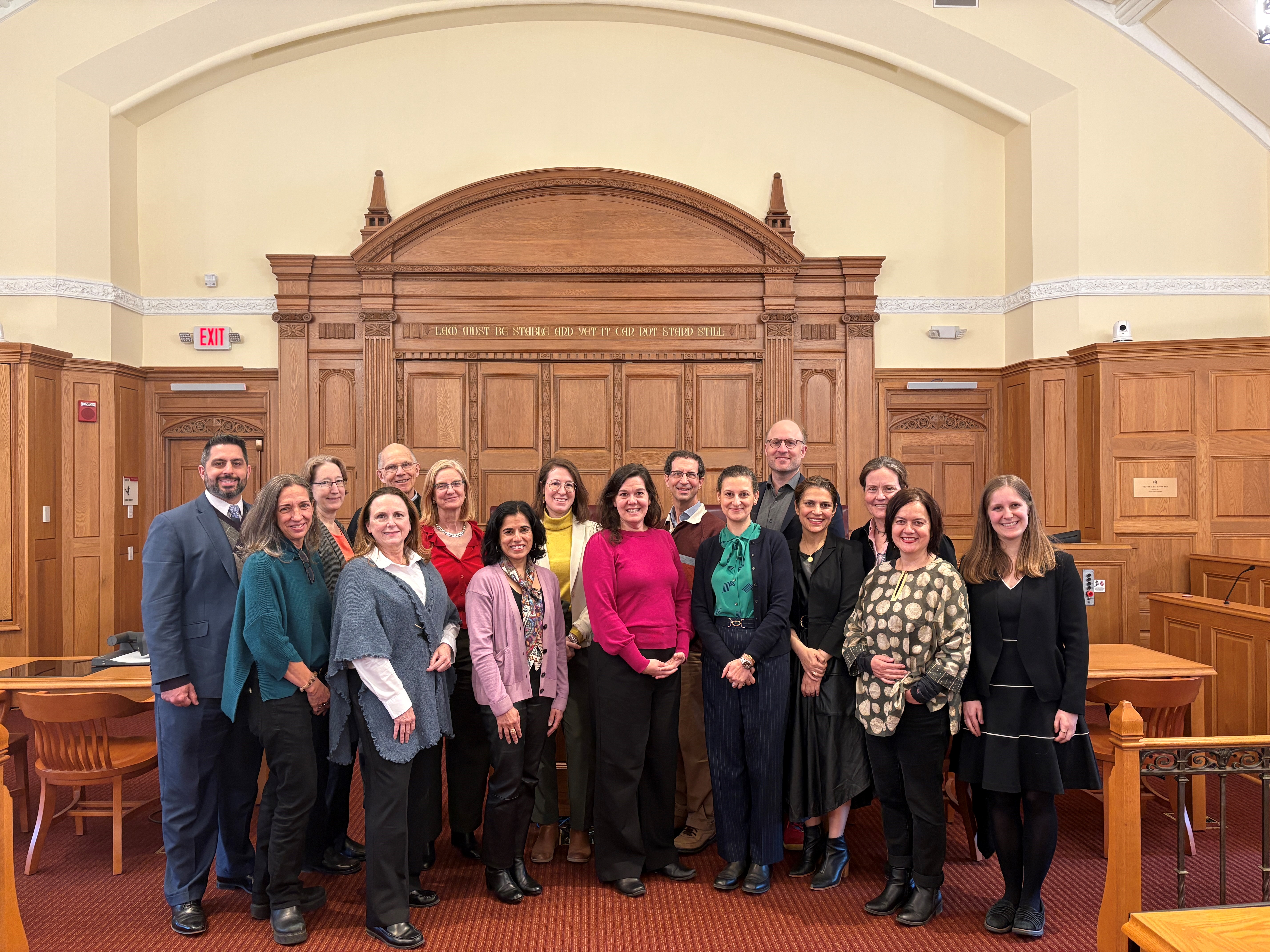 2025-2026 fellows gather in the Law School